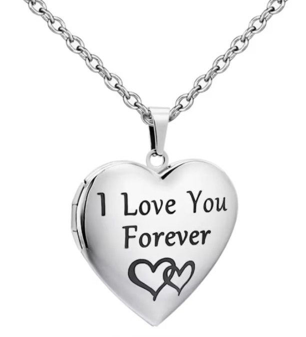Lot 333: 12 x Photo Locket Necklaces for Women L14a sku-4228