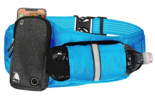Lot 358: 13 x Running Belt Horizontal Water Bottle Pouch L22 sku-3995