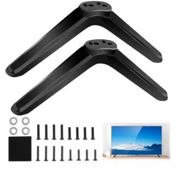 Lot 384: 3 x Universal TV Stand Legs for TCL TV Base Pedestal Feet L4a sku-4036