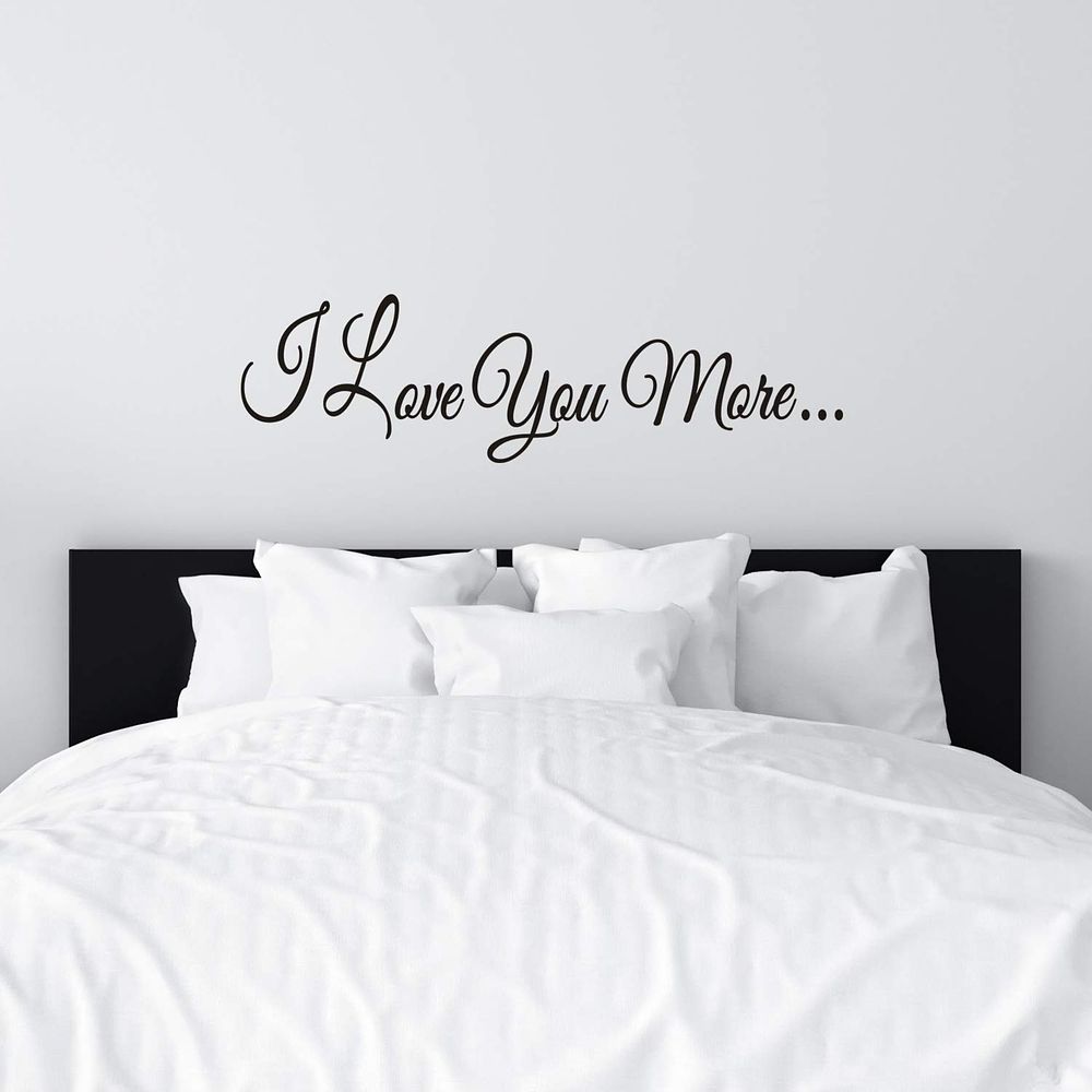 Lot 402: 10 x I Love You More Wall Decorations RRP £17.99 ea L5a sku-3040