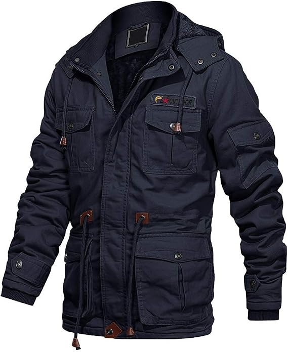 Mens Cotton Jacket Winter Fleece Coat L2530 sku-4890