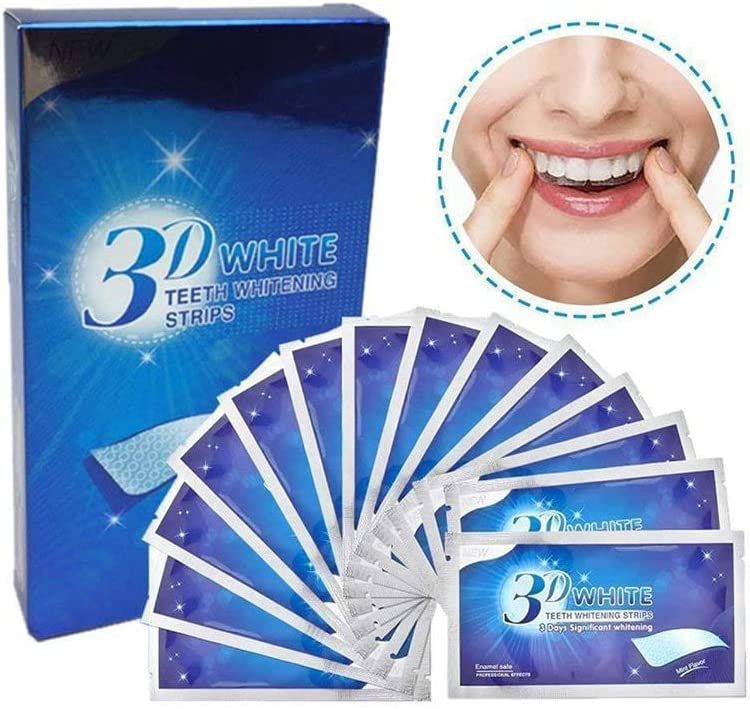 Lot 75: 10 x Boxes of 3D White Teeth Whitening Strips - RRP £9.99 ea L8a sku-2492