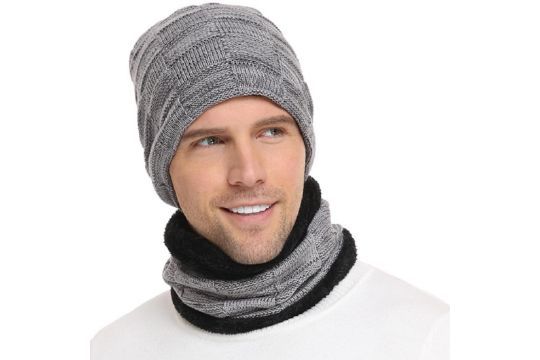 Lot 82: 10 X Men's Winter Beanie & Snood Sets L24a sku-3150