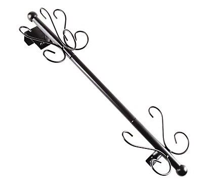 Lot 103: 5 x Overdoor Wall, Coat or Hat Rack Total RRP £101.94 L24 sku-2824
