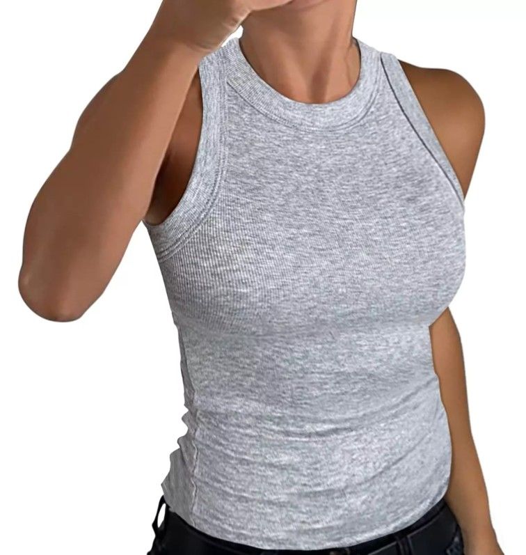 Lot 206: 5 x Women's Summer Sleeveless High Neck Tank Top Total RRP £120.75 Lb6 sku-4144