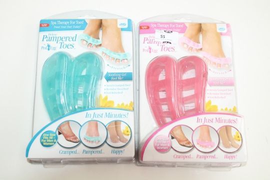 Lot 254: 48 x JML Pampered Toes RRP £9.99 ea L9a sku-629
