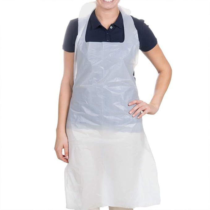 Lot 334: 10 x Packs Of 100 Disposable Aprons RRP £7.95 per pack L13c sku-3146
