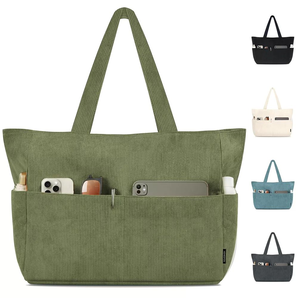 Lot 360: Corduroy Tote Bag for Women Lb17 sku-4334