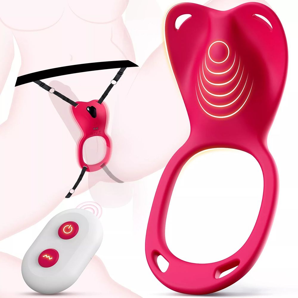 Lot 383: Sex Toys Wearable Panty Vibrating Penis Ring Clitoral Stimulator L28b sku-4503