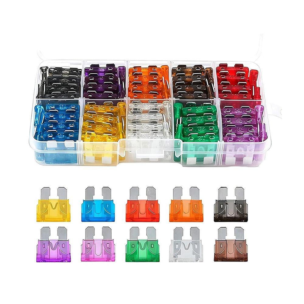 Lot 385: 10 x 100PCS Standard Car Fuses L1a sku-4520