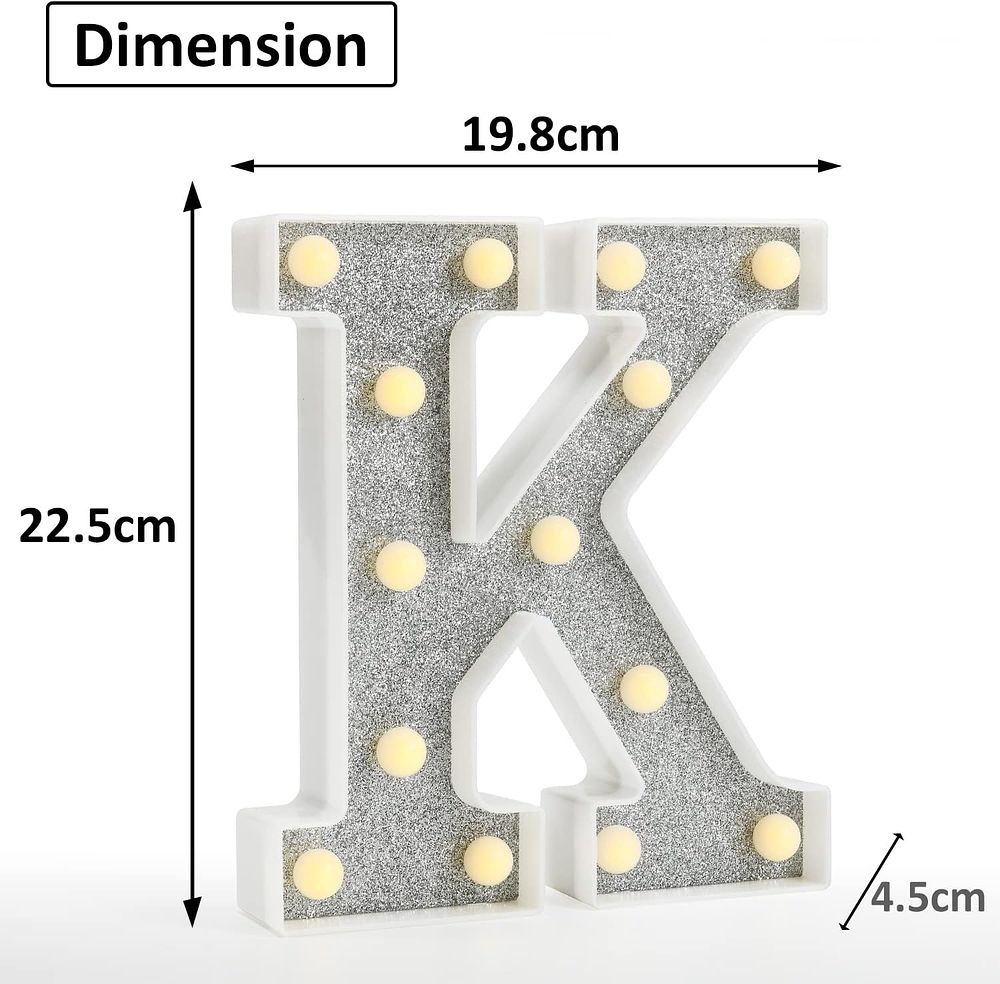 Lot 393: 10 x LED Marquee Letter Lights L17b sku-4421