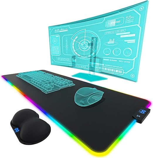 Lot 407: Comfort Large Gaming Mouse Pad -31.5 x 11.8 inches (80x30cm) L23c sku-3753
