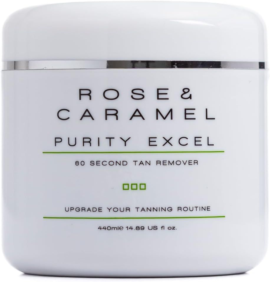 Lot 412: Rose & Caramel Purity Excel 60 Second Fake Tan Remover 440ml RRP £29.99 L25a sku-4097