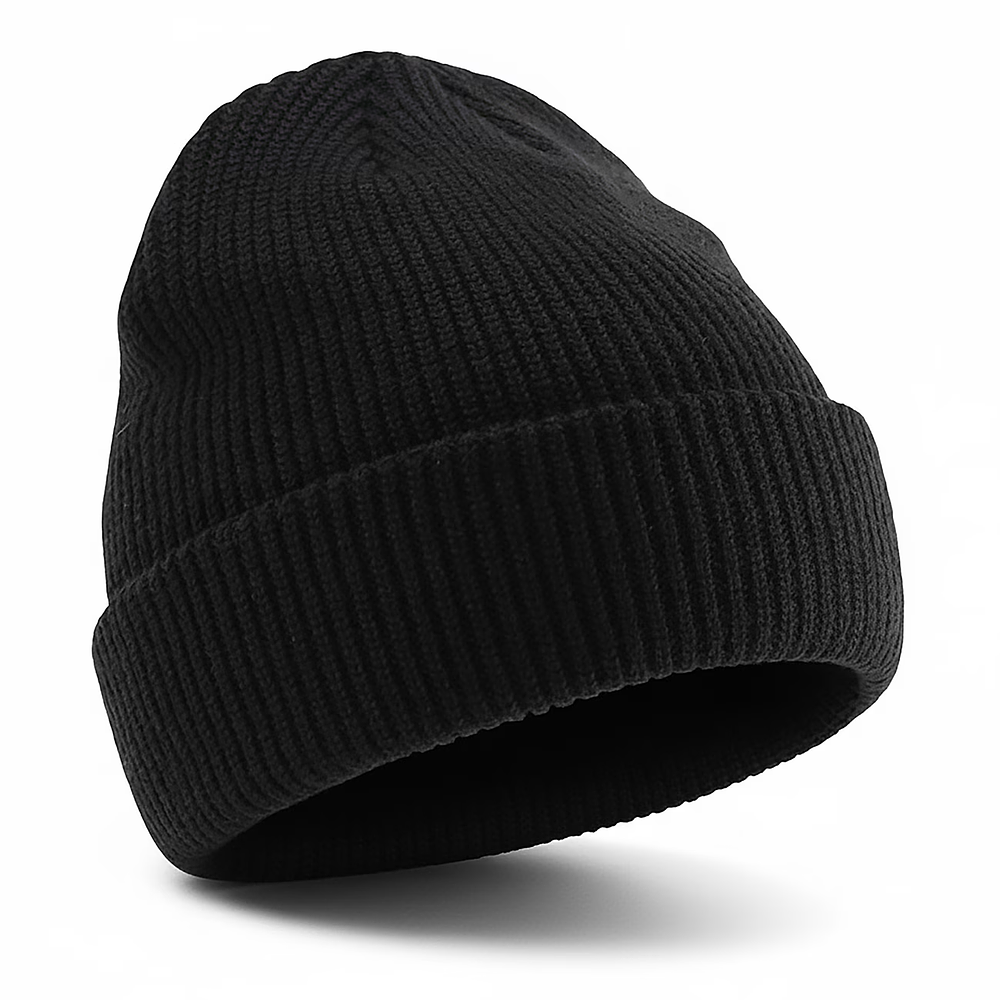 Lot 414: 12 x Unisex Beanie Hats Black & Grey Llsw sku-4268