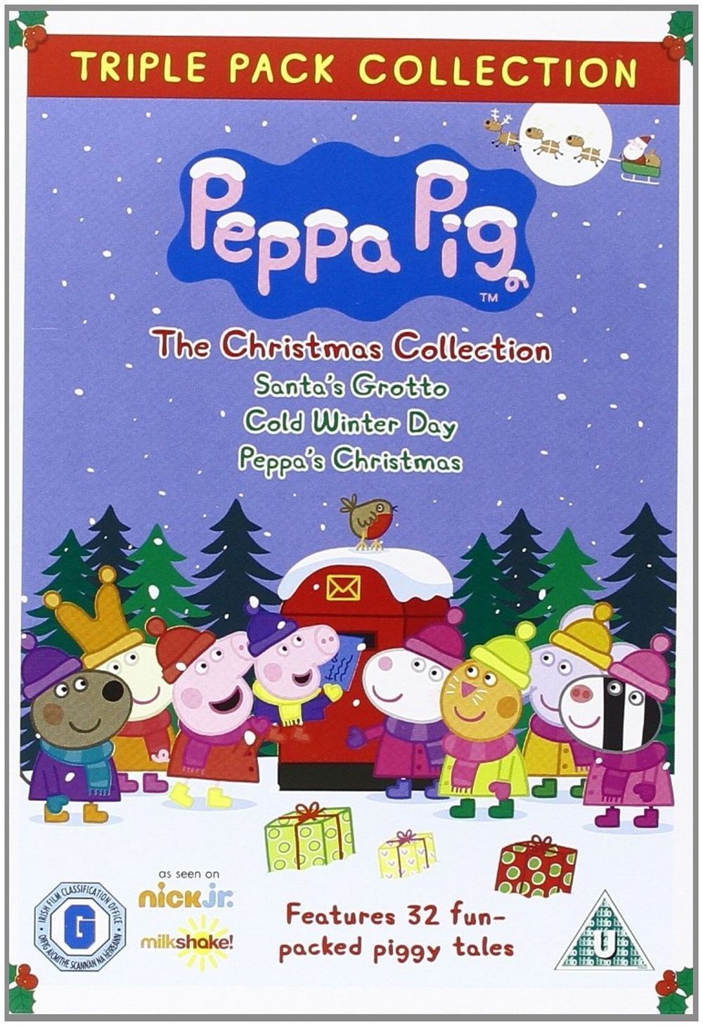 Lot 443: 10 x Peppa Pig Triple - The Christmas Collection 3 Disc DVD L22a sku-3785