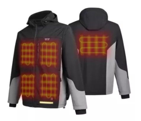 Lot 452: Electric Heating Jacket Waterproof Warming Jacket with Rechargeable Battery Pack L15b sku-4103