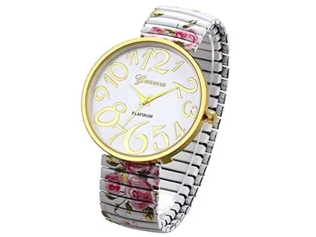 Lot 78: Fashion Watch/Easy to Read/Large Digital Dial/Elastic Strap Watch L6a sku-4612