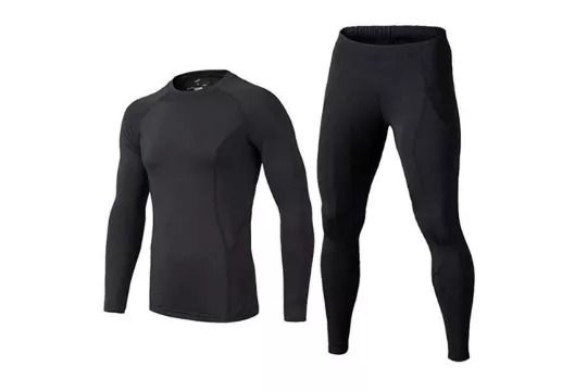Lot 106: 5 x Boys Long Sleeve Base Layer Compression L8b sku-4375