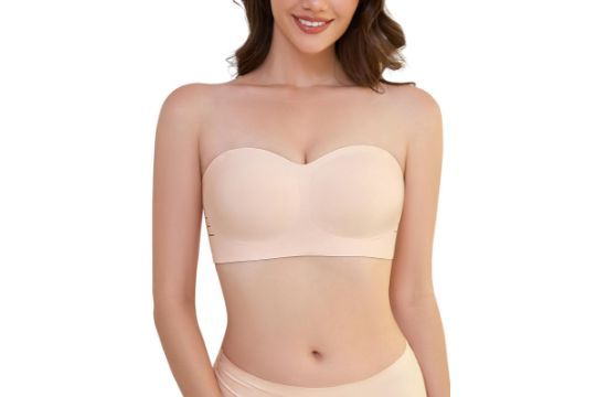 Lot 197: 12 x Strapless Bra for Women Seamless Support Lb28 sku-3726
