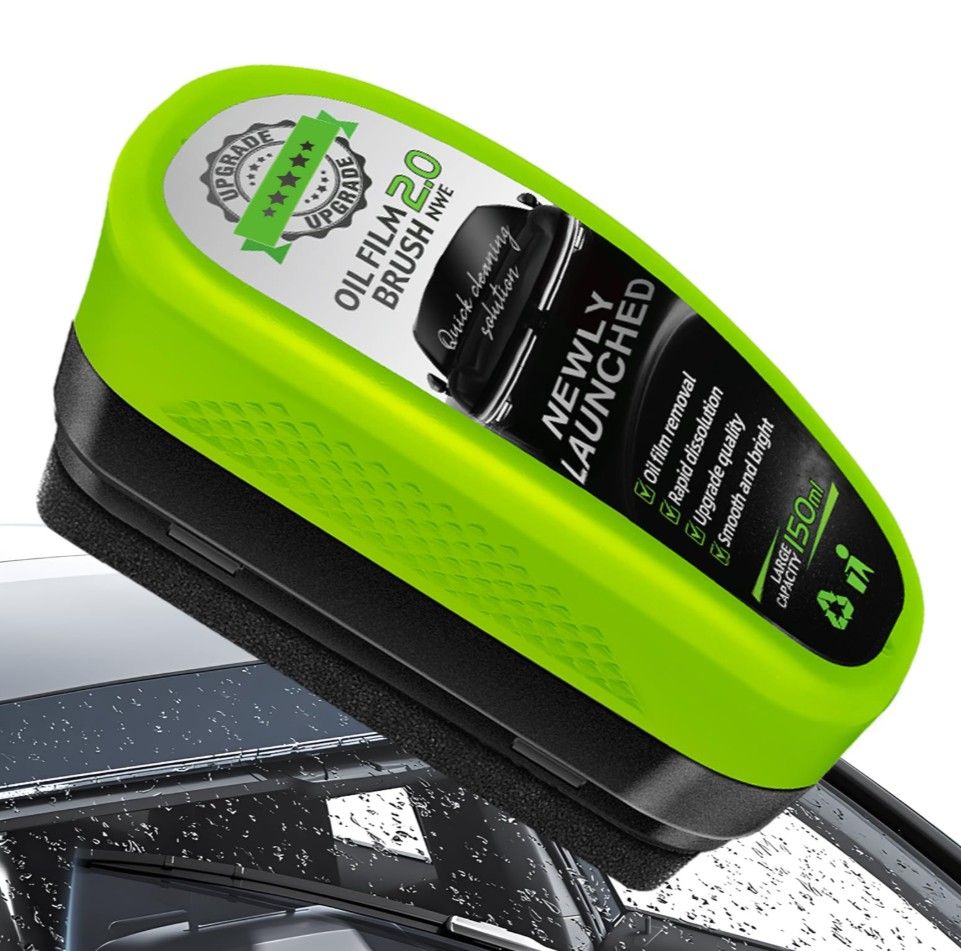 Lot 200: Windscreen Cleaner Oil Film Cleaning Brush 150ml L2b sku-4769