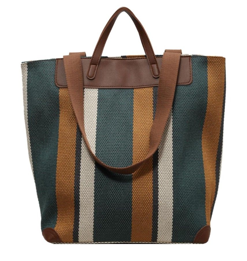 Lot 218: Large Women's Work tote 15inch Canvas Bag L6b sku-4641