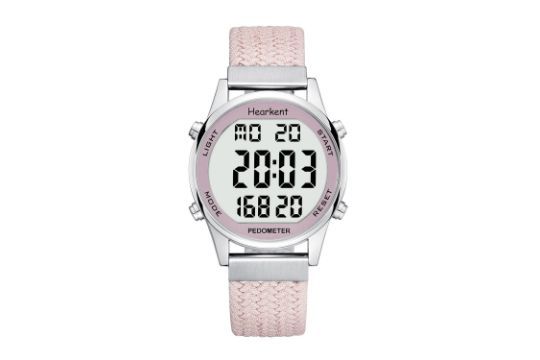 Lot 230: Pedometer Watch Pink Strap RRP £36.99 L10a sku-3657