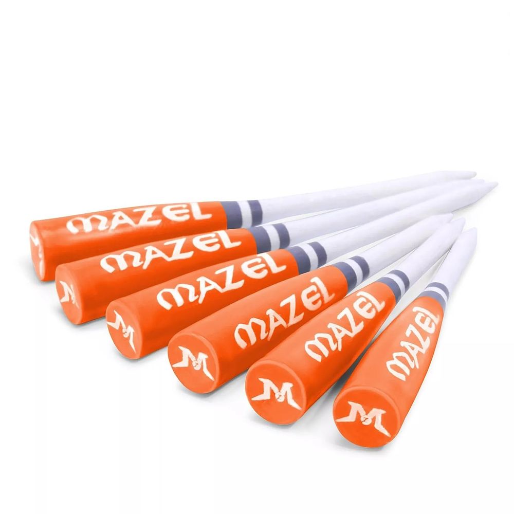 Lot 275: 10 x Packs of 50 Wood/Bamboo Golf Tees 2 3/4 Inch & 3 1/4 Inch L1a sku-4405