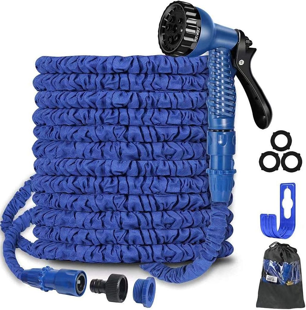 Lot 308: 100FT Flexible Expanding Magic Hose with 3/4", 1/2" Fittings (Return) L21c sku-4851