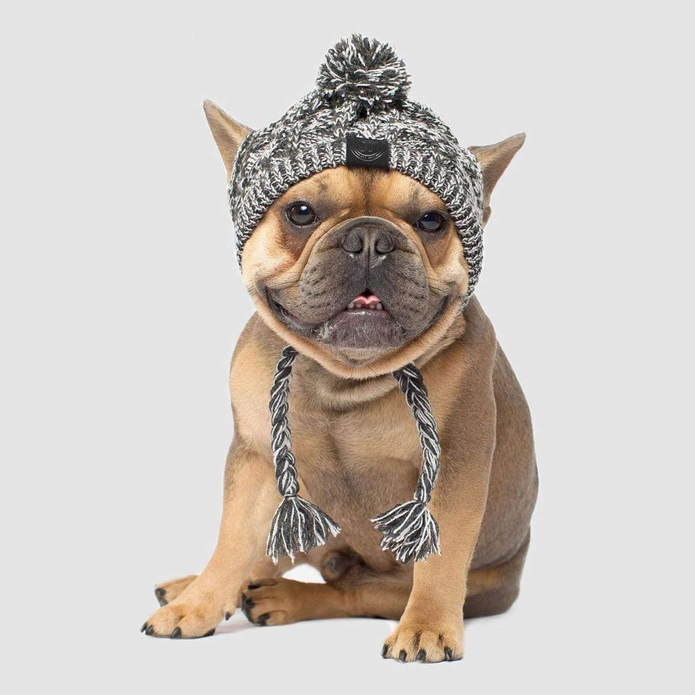 Lot 337: Winter Dog Hat Knit Soft Ball Snood Headwear L27a sku-4875