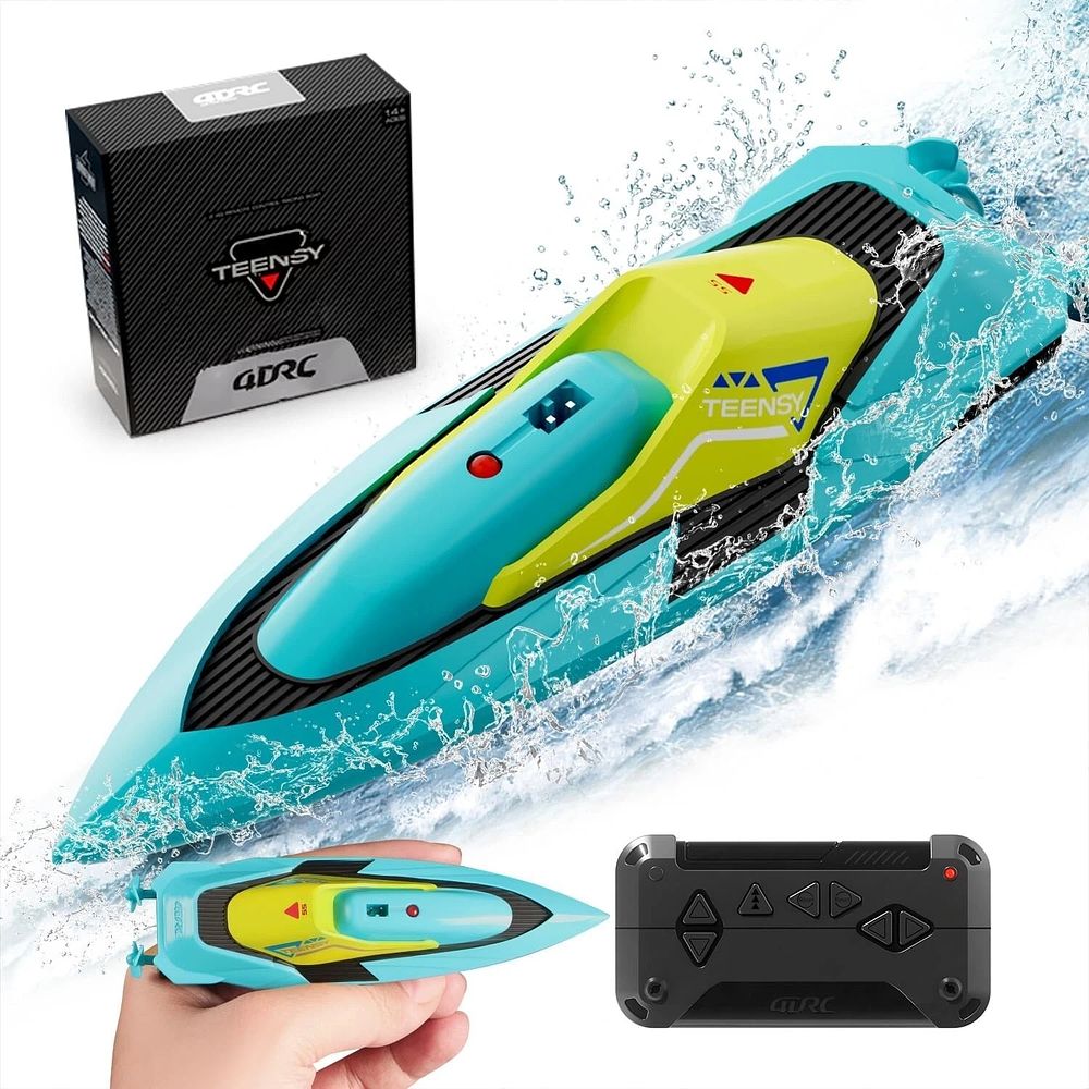 Lot 341: 4DRC RC Boat with LED Lights for Kids RRP £27.99 L4 sku-4553