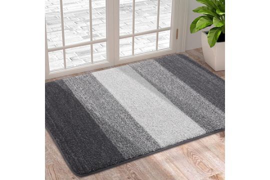 Lot 351: Machine Washable Soft Doormat (90 X 150 cm, Grey) L2163 sku-3916