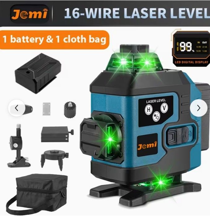 Lot 369: 360-Degree Green Laser Level L1c sku-4042