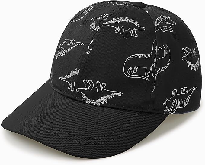 Lot 416: 10 x Dinosaur Kids Baseball Caps (Black) L1b sku-4747