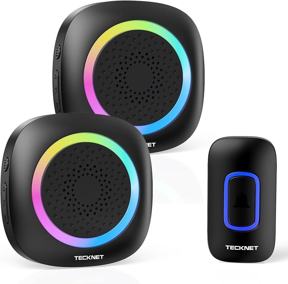 Lot 479: Wireless Doorbell with 2 Portable Receivers L1b sku-3974