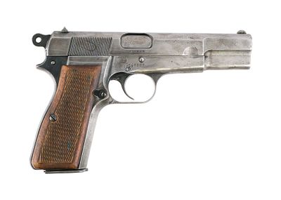 WW2 Nazi FN BROWNING Hi-Power 9mm Pistol. Fabrique Nationale/Browning 9mm Hi-Power pistol. 