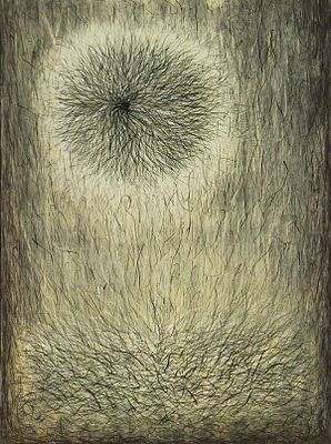 METTE PETRI Graceful Weapon Lithograph. Lithograph and drypoint titled "A Graceful Weapon" in 