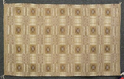 Two Faced Navajo Rug by Lucy Wilson. Handwoven wool rug by Navajo weaver Lucy Wilson using the 