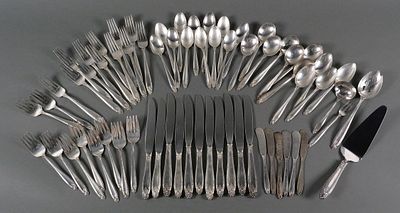 International Sterling Prelude Flatware 65 Pieces. International Sterling Silver "Prelude" 