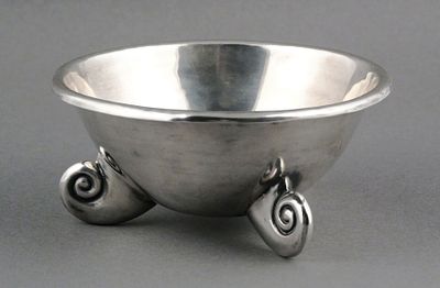 WILLIAM SPRATLING Nautilus Footed Bowl. William Spratling sterling silver bowl. Vintage 1940's 