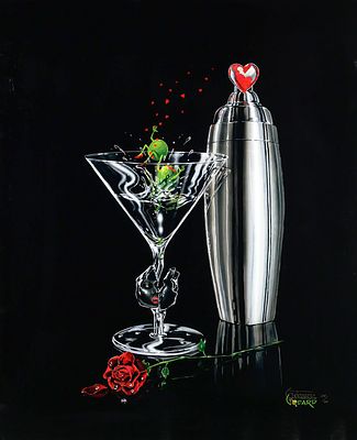 MICHAEL GODARD Jump Right In Giclee. Large giclee on canvas of a work titled "Jump Right In" by 