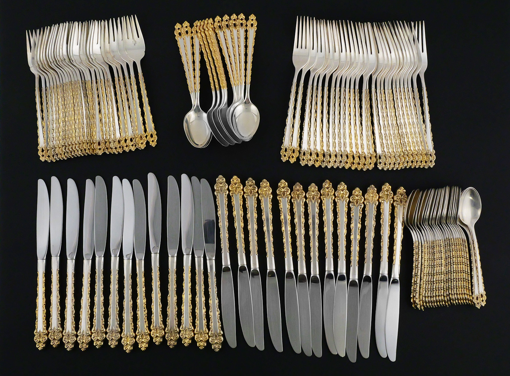 116pc International Sterling Silver Flatware