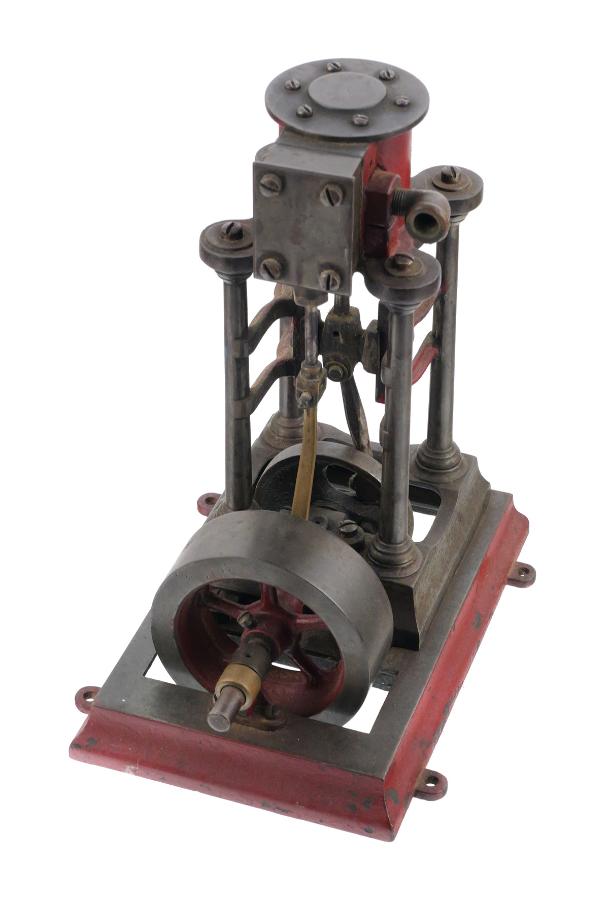 Antique Four-Column Vertical Steam Engine