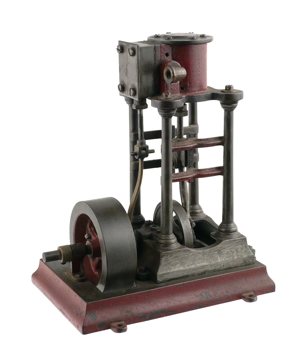 Antique Four-Column Vertical Steam Engine