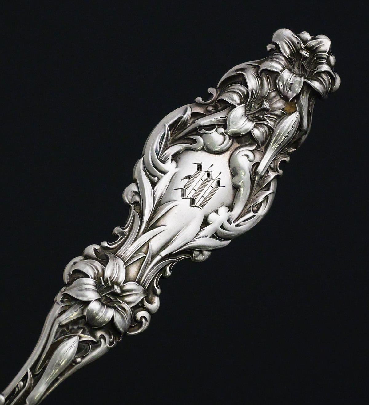 (16) Whiting 1902 Lily Sterling Silver Flatware