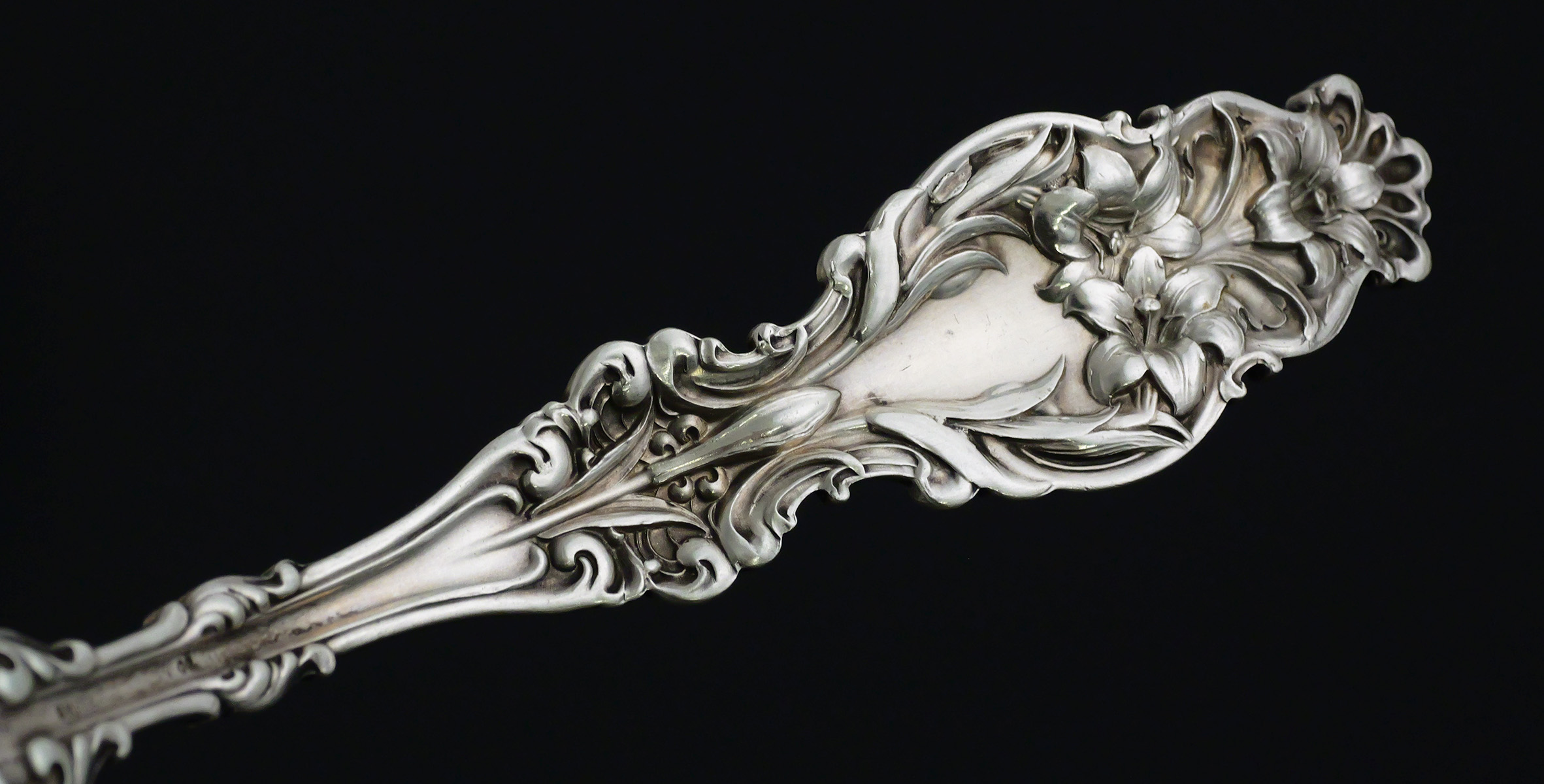 (16) Whiting 1902 Lily Sterling Silver Flatware