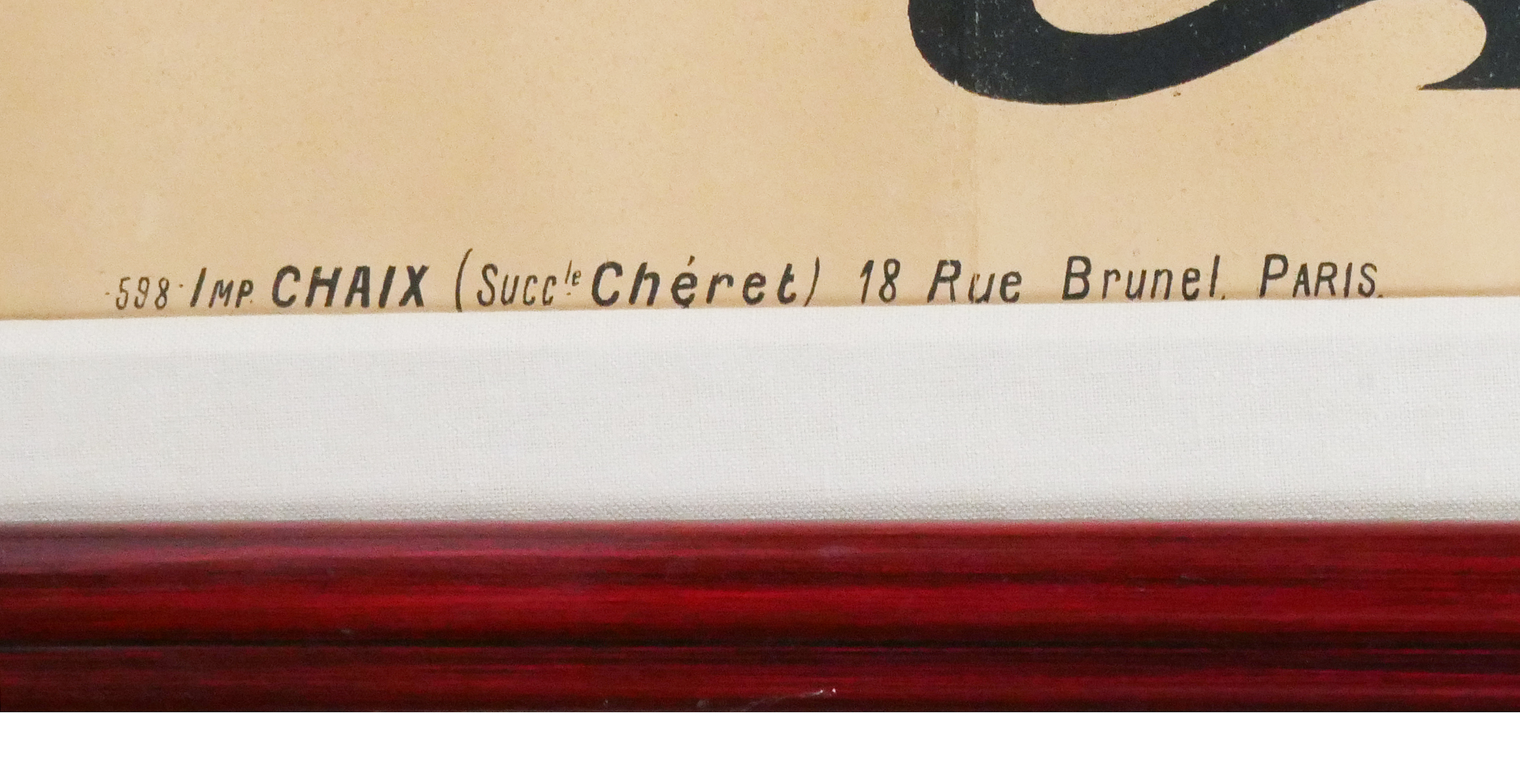 Antique 8-Foot Jules Cheret Poster