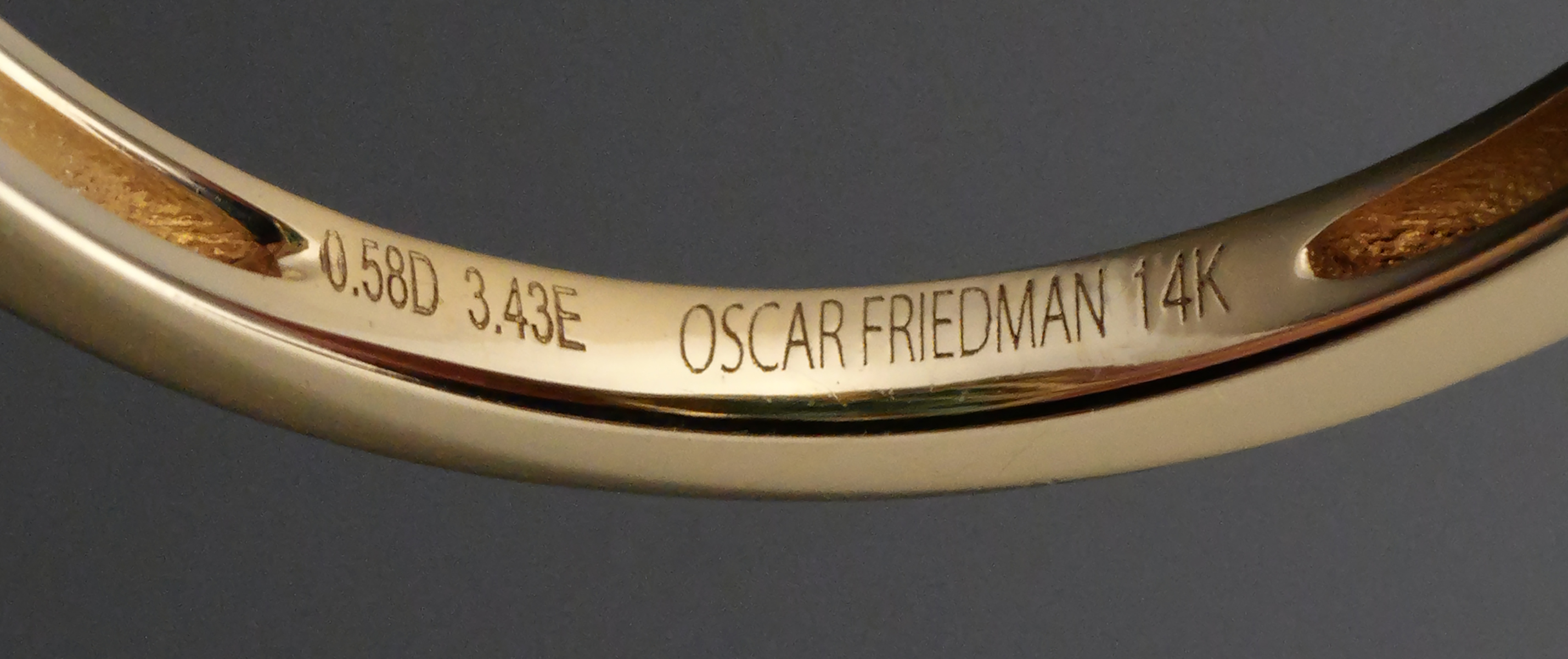 14K Two-Tone Gold Emerald Diamond Ring