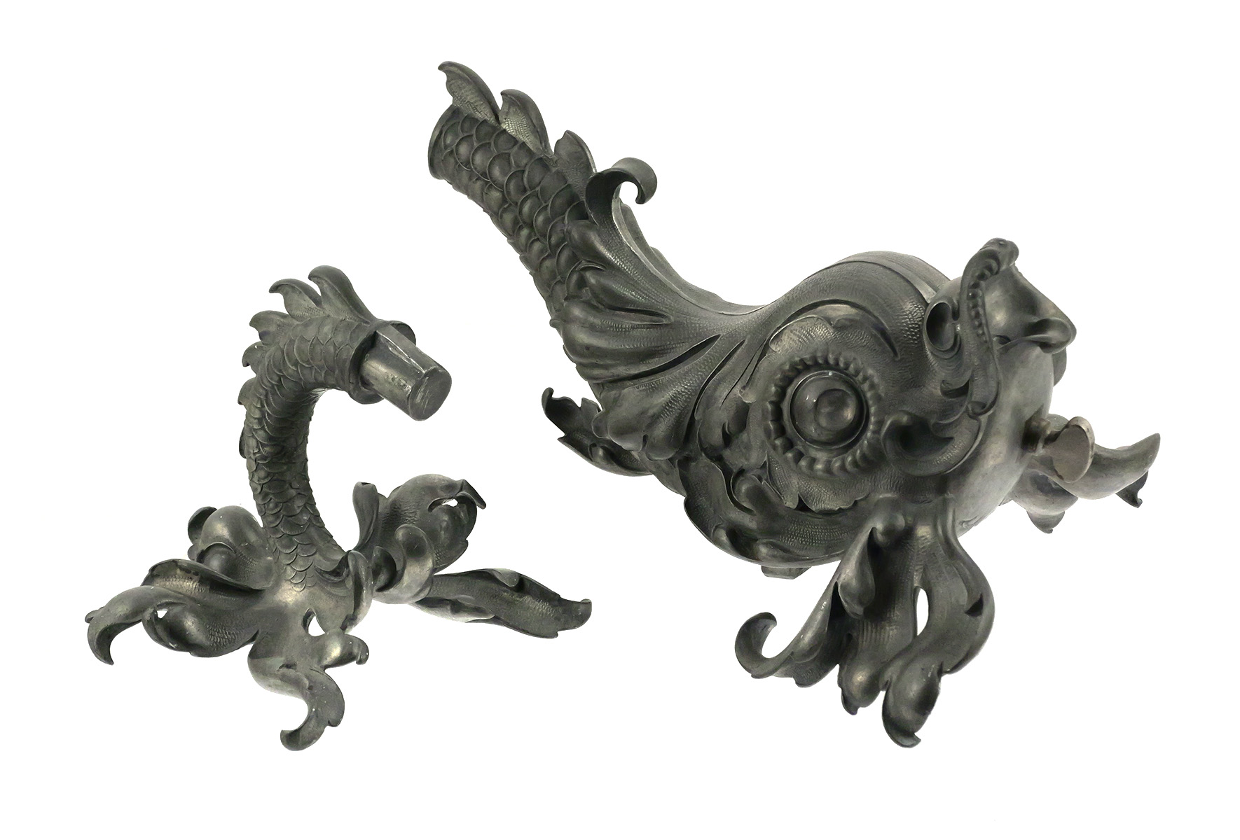 Antique Lavabo Mythical Fish Wall Mount Dispenser