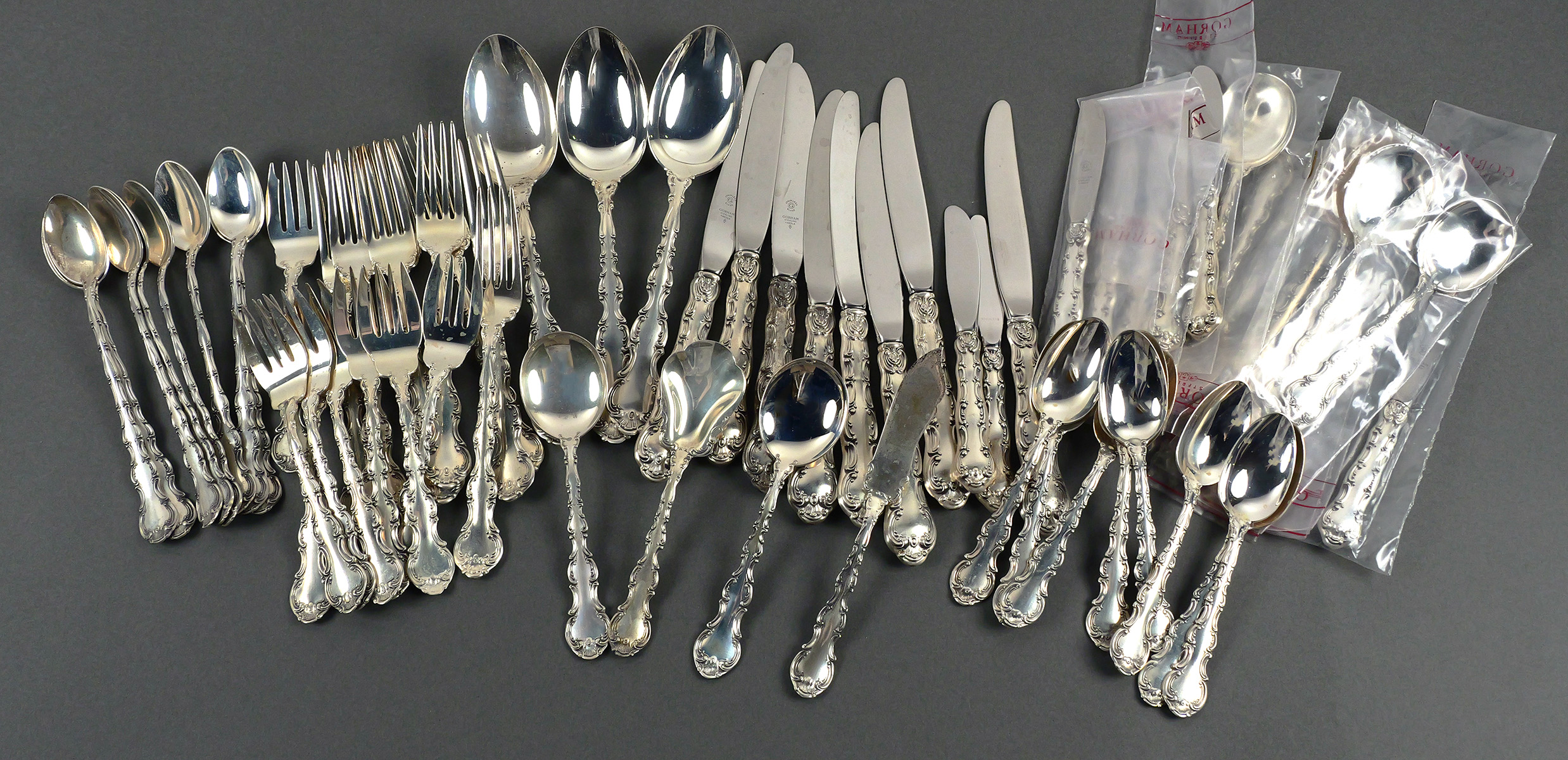 Gorham Strasbourg Sterling Silver Flatware Set