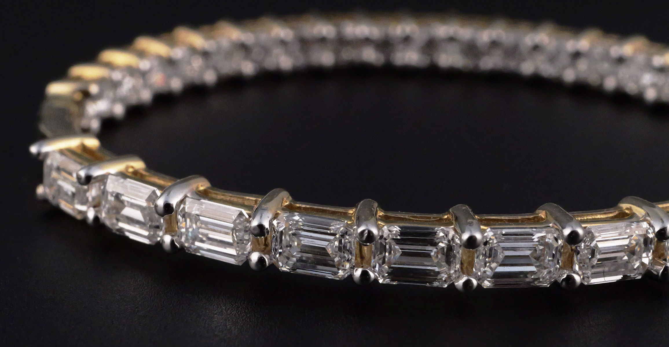 14K Gold Diamond Hoop Earrings